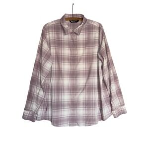 Outdoor‎ Research Womens XXL Plaid Long Sleeve Button Up Shirt Top Utility Gorp